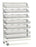 Metro Crash Qwiksight Mobile Single-Sided 7-Basket Shelving Add-On Unit