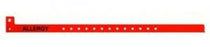 Precision Dynamics Conf-ID-ent Identification Band Alert Wristband Permanent Snap Allergy - WBCALA-5