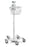 Welch Allyn 4700-60 Spot Mobile Stand with Basket for Spot Vital Signs - 4700-60