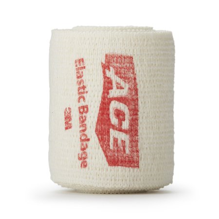 3M ACE - Elastic Bandage 2 Inch X 5 Yard Standard Compression Clip Detached Closure Tan NonSterile - 207430