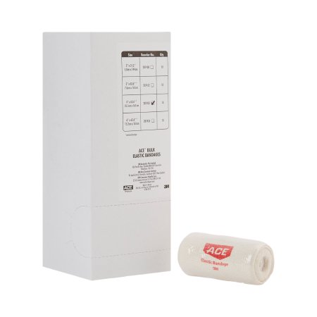3M ACE - Elastic Bandage 4 Inch X 5 Yard Standard Compression Clip Detached Closure Tan NonSterile - 207433