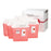 Healthfirst Corp. Mailer System Shrp Shrp Mgmt 5Q Sm Plstc Anti-Kickback Clsr Rd/Wht 6/Package - 1005910