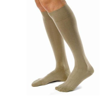 JOBST for Men - Compression Stocking Knee High Medium Khaki Closed Toe - 115101