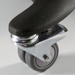 Midmark - Caster Base for Midmark Ritter Power Procedures Chair Base, Caster F/641, 646, 647, 230 Power Chairs - 9A365001
