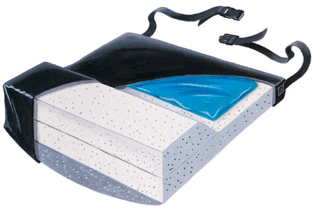 Skil-Care Skil-Care Anti-Thrust Seat Cushion 16 W X 18 D Inch Foam / Gel - 757115