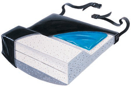Skil-Care - Anti-Thrust Seat Cushion 16 W X 18 D Inch Foam / Gel - 757125