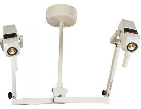 Burton Medical Products CoolSpot II Surgical Light Dual Ceiling Mount Halogen 150 Watt White - CS316DC