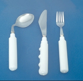 Grip-Tight - Teaspoon Angled / Right Handed White - 8807
