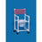 IPU Original Commode / Shower Chair Fixed Arm PVC Frame Mesh Back - SC9111P