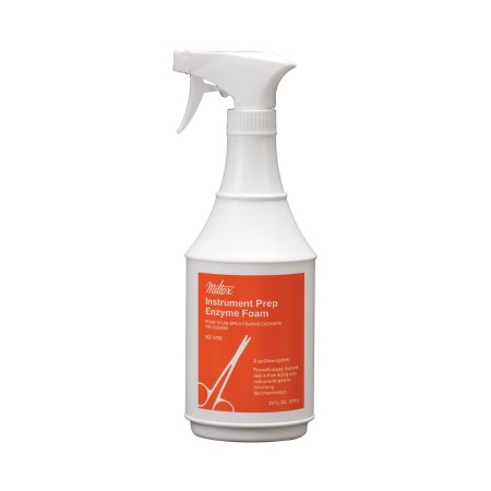Miltex - Enzymatic Instrument Detergent Foam RTU 24 oz. Spray Bottle - 3-760