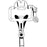 Sklar - Vaginal Speculum Graves NonSterile OR Grade Stainless Steel Medium Double Blade Duckbill 76.2 mm Yoke Opening Reusable Without Light Source Capability - 90-3740