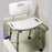 Patterson Medical Supply Shower Chair Aluminum Frame With Backrest - 552228