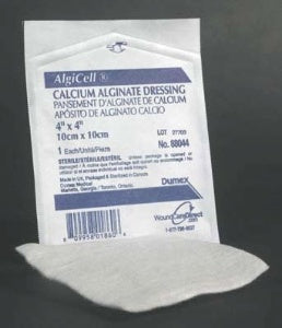 Derma Sciences Algicell Calcium Alginate Dressing 4 X 4 Inch Square Calcium Alginate / Gluconic Acid / Manuronic Acid Sterile - 88044