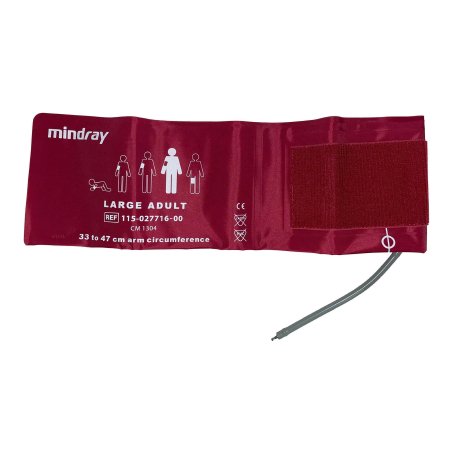 Mindray - Blood Pressure Cuff Adult Arm Large Cuff 33 - 47 cm Nylon Cuff - 115-027716-00