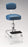 Pedigo Products Deluxe Series Lab Stool Backrest Spinlift Height Adjustment Without Casters Black - P-55-BLK