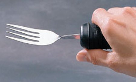 Sure Grip - Fork Weighted Black Stainless Steel - 560633