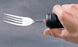 Patterson Medical Supply Sure Grip Teaspoon Weighted Black Stainless Steel - 560634