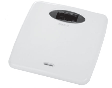 Health O Meter Health O Meter Floor Scale Digital Display 440 lbs. White AC Adapter / Battery Operated - 844KLS