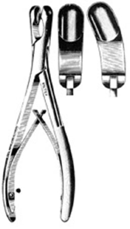 Integra Lifesciences - Rongeur Leur Straight Double Spring Plier Type Handle 8 mm Bite, 7 Inch L - 26-190