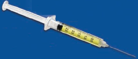 Nipro Medical Dose-Saver Syringe with Hypodermic Needle 3 mL 22 Gauge 1-1/2 Inch Attached Needle Without Safety - JD+03D2238