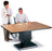 Powermatic - Work Table 66 L X 48 W X 27 to 39 H Inch Natural Oak High Pressure Laminate Top / Steel Frame - 4380