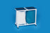 Standard - Double Hamper with Bags 4 Casters 39 gal. - VL LH2 FP