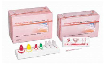 Stanbio Laboratory Stanbios QuStick Rapid Test Kit Strep A Test Throat Swab Sample CLIA Waived 50 Tests - 6000-050