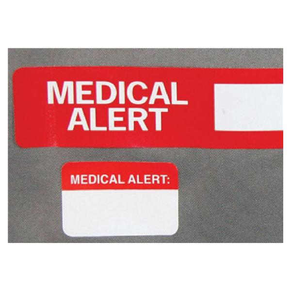 HPTC Label Informational Medical Alert: 50/Pk - MALL