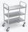 Luxor Utility Cart Stainless Steel 16 X 26 X 35 Inch 3 Shelves - L100S3
