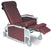 Winco Convalescent Recliner Royal Blue Vinyl 5 Inch Lock Casters 5 Inch Lock Casters - 5281-02