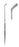 Miltex Miltex Tonsil Knife and Dissector Fisher 8-1/2 Inch SemiSharp Tip, Teeth - 22-808