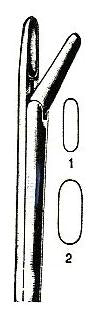 Miltex - Ethmoid Forceps Takahashi 4-1/2 Inch Length OR Grade German Stainless Steel NonSterile 4 X 10 mm Bite - 20-572