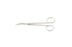 Miltex - Lower Lateral Scissors Fomon 5 Inch Length OR Grade German Stainless Steel NonSterile Finger Ring Handle Fully Curved - Integra Lifesciences - 21-602