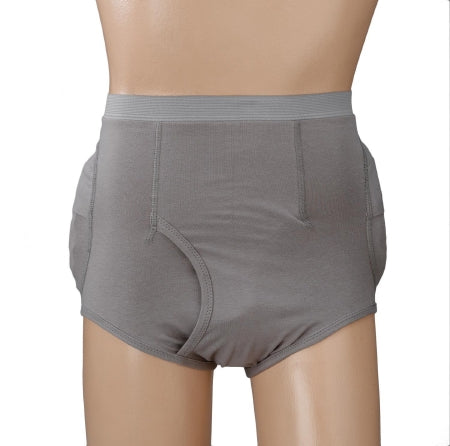 Posey Community Hipsters Hip Protection Brief Small Grey Male - 6031S