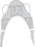 Drive Medical - Seat U Sling 4 or 6 Point With Head Support Straps - Attached Medium 500 lbs. Weight Capacity - 13220M