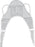 Drive Medical Seat U Sling 4 or 6 Point With Head Support Straps - Attached Medium 500 lbs. Weight Capacity - 13220