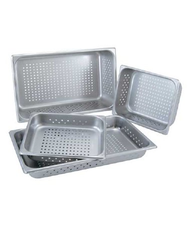 Medegen Medical Products - Instrument Tray Half Size / Perforated Stainless Steel 10.38 X 12.75 X 2.5 Inch - 30223