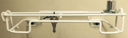 Medegen Medical Products LLC Wall Mount Bracket 3 X 7-1/2 X 9-1/4 X 61-1/2 Inch, White, Metal - 8782
