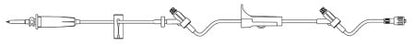 B. Braun SafeDAY Administration Set SafeDay 15 Drops / mL Drip Rate 106 Inch Tubing 2 Ports - 352894