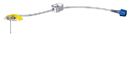 MiniLoc - Huber Infusion Set 20 Gauge 1/2 Inch 8 Inch Tubing Without Port - 0632050