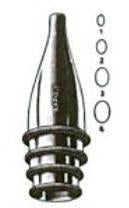Miltex Ear Speculum Size 3, Child, Infant Chrome 4 X 5 mm - 19-18