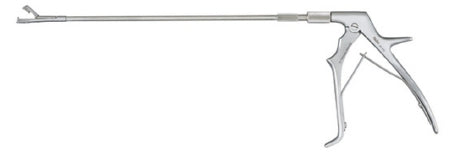 Miltex - Biopsy Forceps Eppendorfer-Krause 9 Inch Length OR Grade German Stainless Steel NonSterile NonLocking Pistol Grip Handle with Spring Straight 4.5 X 6.5 mm Oval Bite - 30-1492