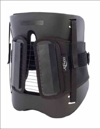 DonJoy LSO with Chairback - Back Brace Medium Hook and Loop Closure 30 to 35 Inch Waist Circumference 8 Inch Height Adult - 11-1562-3