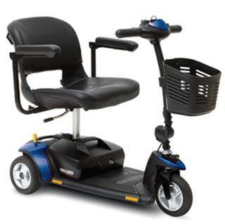Pride Health Care - 3 Wheel Electric Scooter 260 lbs. Weight Capacity Red / Blue / Silver - SC40E