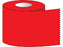 Shamrock Scientific Color Coded Tape Chart Tab Without Legend Red 1 X 500 Inch - ST-10-4