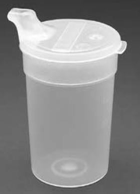 Maddak Flo-Trol Graduated ADL Dysphagia Cup 8 oz. Clear Plastic Reusable - 745880000