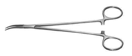 Padgett - Hemostatic Forceps Adson 7-1/4 Inch Length Surgical Grade Stainless Steel NonSterile Ratchet Lock Finger Ring Handle Curved Delicate Tips - PM-8626