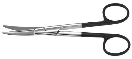 Miltex Padgett SuperCut Facelift Scissors Kaye 7-1/2 Inch Length OR Grade Stainless Steel (German) NonSterile Finger Ring Handle Curved Saber Back Blunt/Blunt - PM-6841