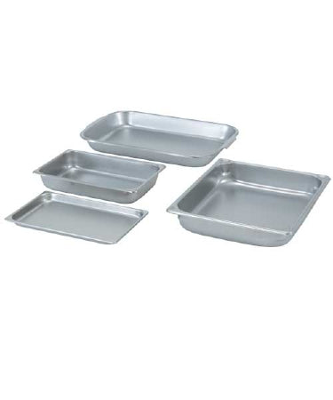 Medegen Medical Products LLC Instrument Tray One Third Size Stainless Steel 6.88 X 12.75 X 4 Inch - 30342