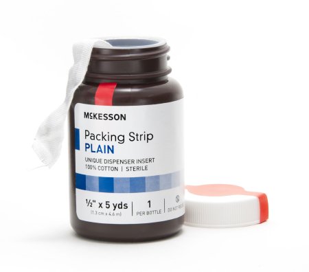 McKesson McKesson Wound Packing Strip Cotton Non-impregnated 1/2 Inch X 5 Yard Sterile - 61-59220